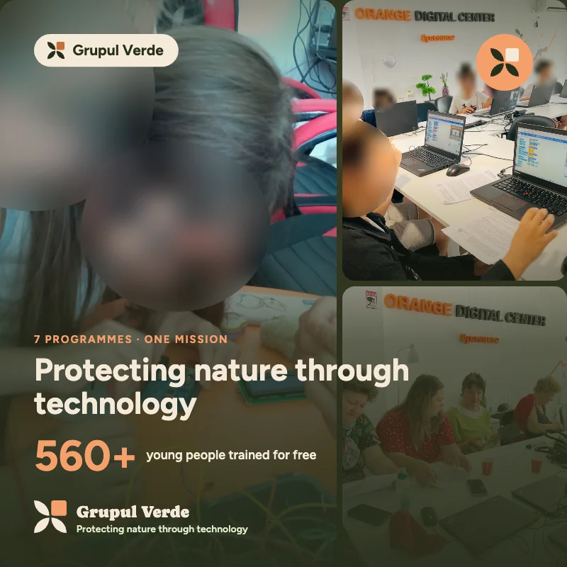 We protect the environment through technology. Asociația Grupul Verde, All programmes · Asociația Grupul Verde.