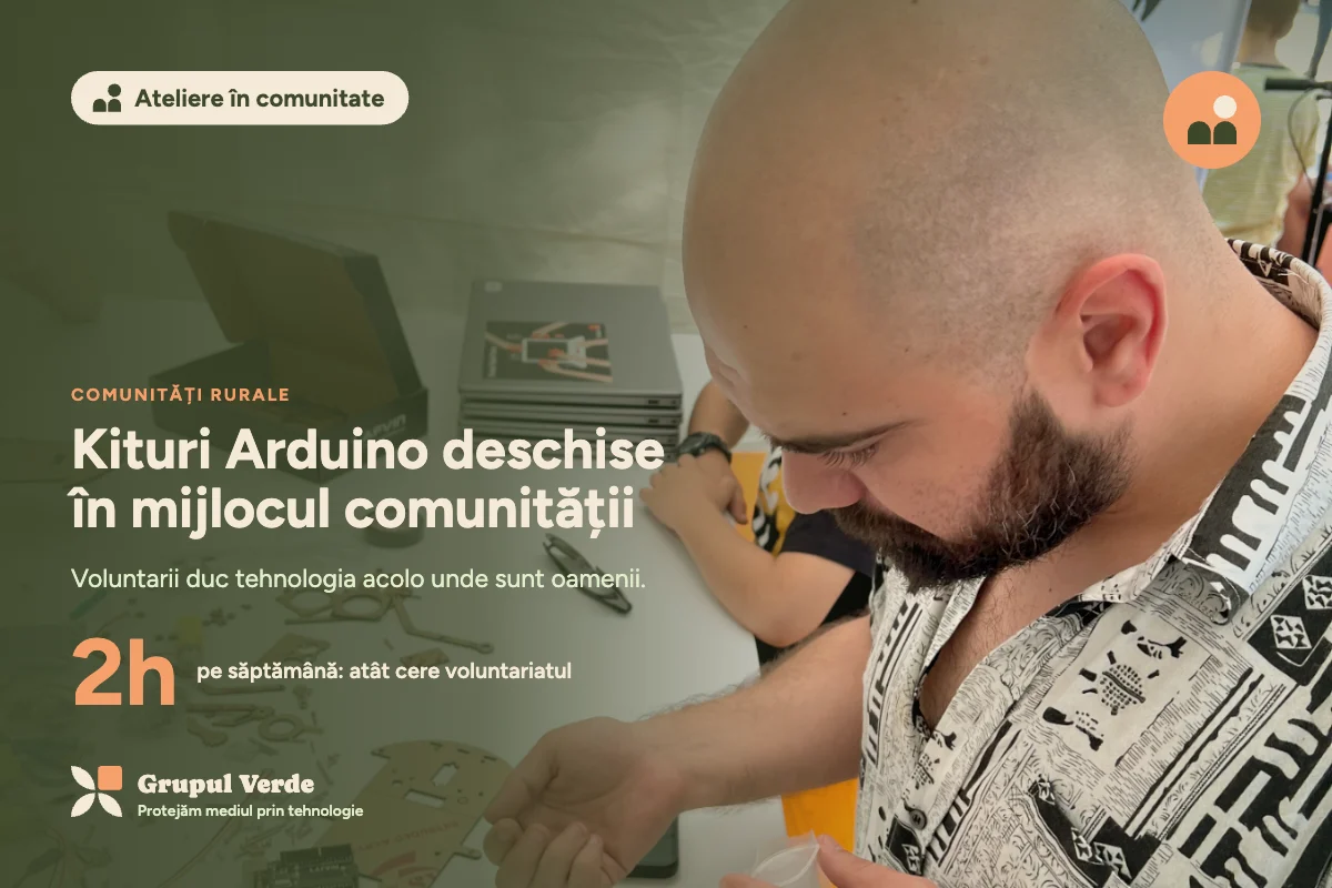 Kituri Arduino deschise în mijlocul comunității — Ateliere în comunitate