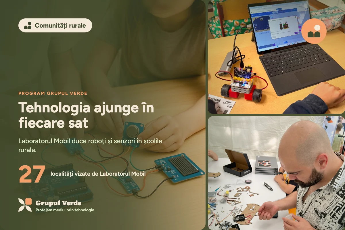 Tehnologia ajunge în fiecare sat. Comunități rurale, Comunități rurale · Asociația Grupul Verde.