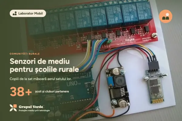 Senzori de mediu pentru școlile rurale — Laborator Mobil