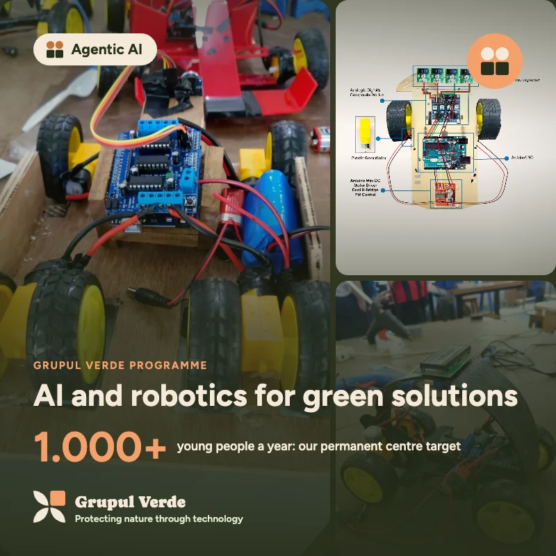 AI and robotics for green solutions. Agentic AI, Agentic AI · Asociația Grupul Verde.