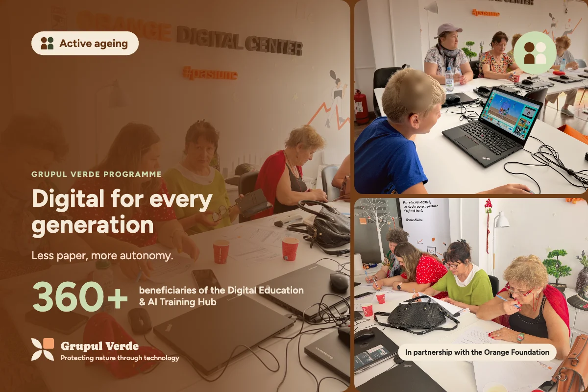 Digital for every generation. Active ageing, Active ageing · Asociația Grupul Verde.