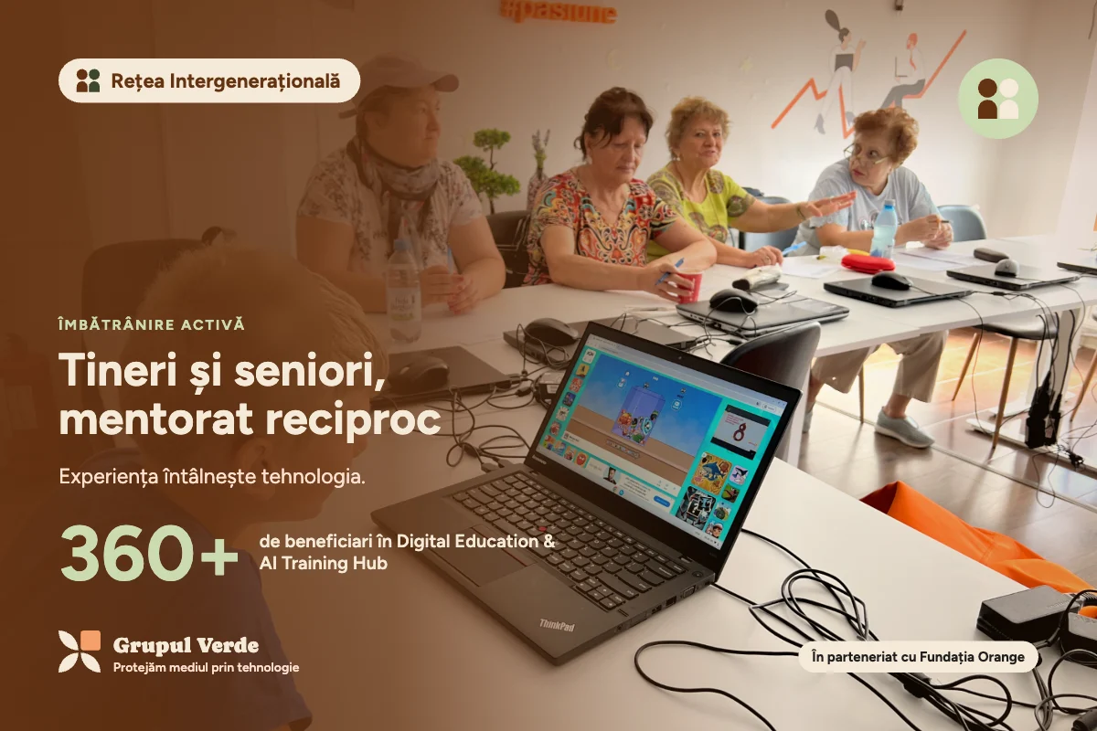 Tineri și seniori, mentorat reciproc — Rețea Intergenerațională