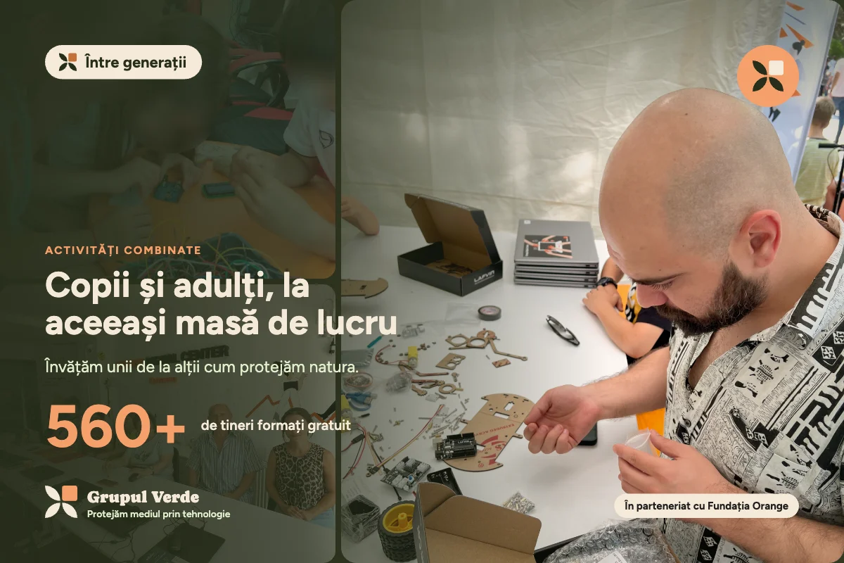 Copii și adulți, la aceeași masă de lucru. Între generații, Toate programele · Asociația Grupul Verde.