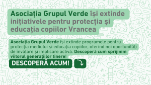 Asociația Grupul Verde își extinde programele pentru protecția mediului și educația copiilor, oferind noi oportunități de învățare și implicare activă. Descoperă cum sprijinim viitorul generațiilor tinere!